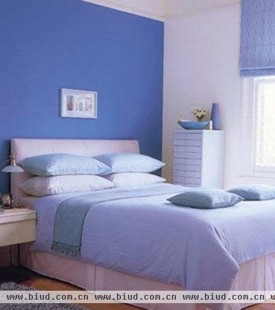 10款蓝色卧室背景墙 享受夏日清凉睡眠时光(图)