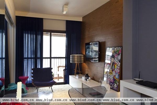 单身贵族的最爱空间 45平米趣味巴西公寓(图)