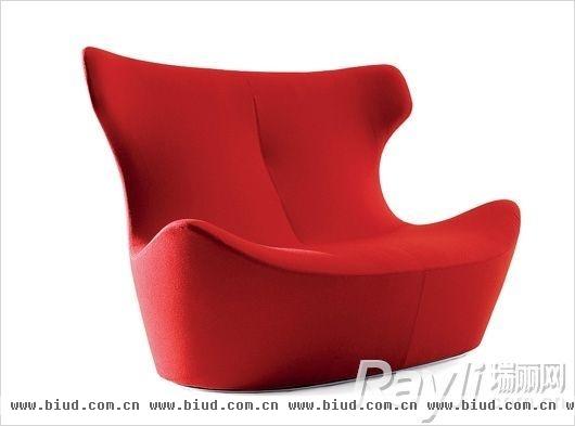 B&B红色沙发座椅　