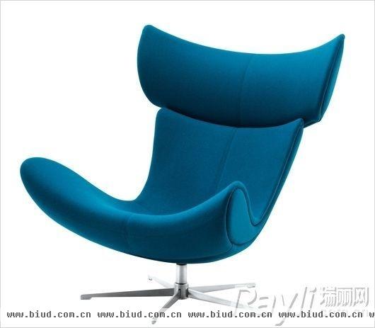 BoConcept北欧风情 蓝色单人椅 