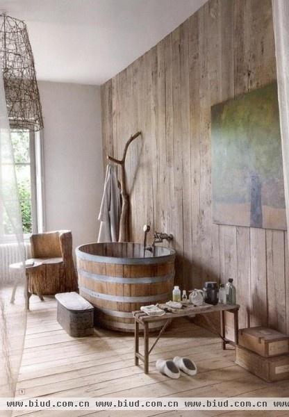 38款乡村风浴室设计 砖头装饰换来质朴感(图)