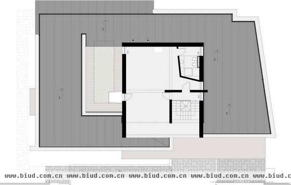 简约现代罗马尼亚屋中屋 地板营造层次感(图)