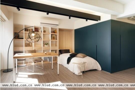 收纳好典型 台湾小户型木质现代公寓（组图）