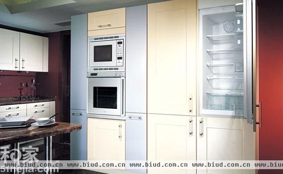 洁净厨房！7款嵌入式橱柜节约规整空间（图）