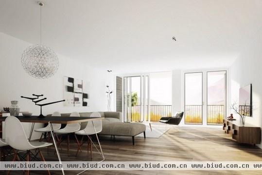 8款地板与家具的组合 打造不同风格居室（图)