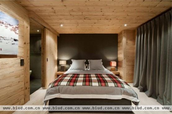 阿尔卑斯山下原木地板小屋 最贴近自然的居室