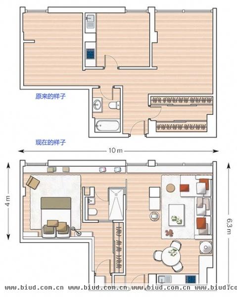 53平小公寓：以绕圈法增强空间感