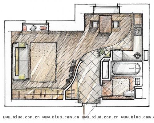 超酷33平米小公寓设计