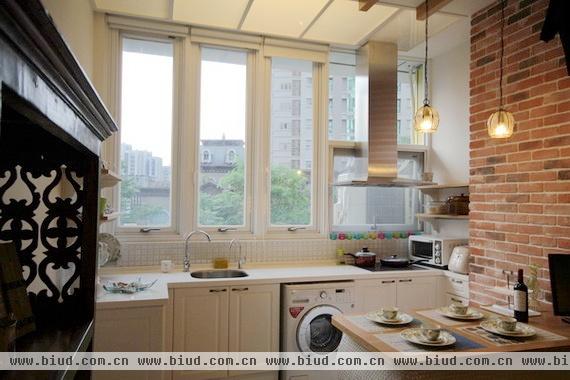 60平挑高loft一室一厅 开放式厨房和超美玄关