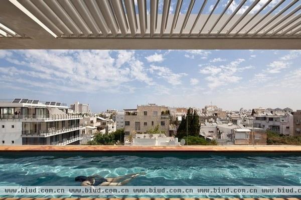 公寓也能享受顶楼泳池 以色列住宅设计(组图)
