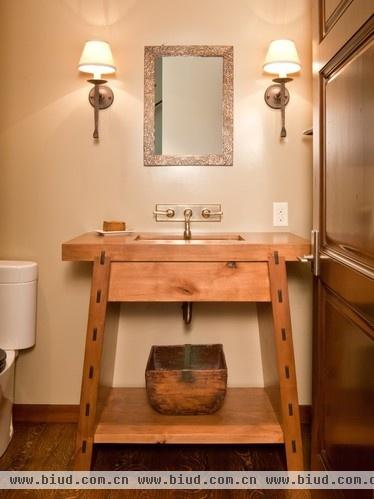 木质卫浴间设计 个性浴室享受高端生活（图）