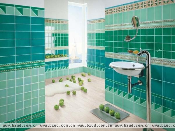 浴室瓷砖铺设的20个华丽创意