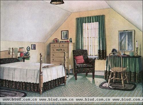 20年代的彩色卧室设计图 古典才是经典(组图)