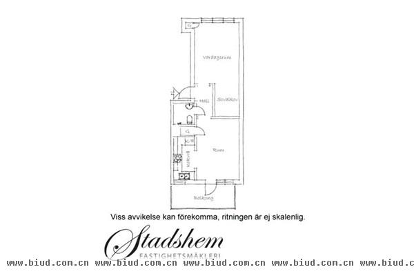 向上发展 瑞典33平米小户型公寓设计(组图)