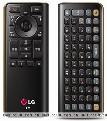 LG独创键盘式动感应遥控器，玩转智能电视