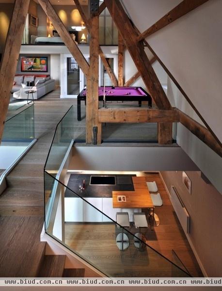 伦敦新文艺百年公寓 优雅地板的复古气质(图)