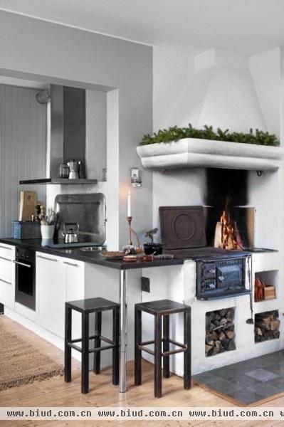 38款美丽的斯堪的纳维亚厨房 简单纯色撑起家