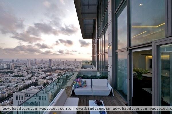 流光溢彩的城市魅力 以色列屋顶住宅（组图）