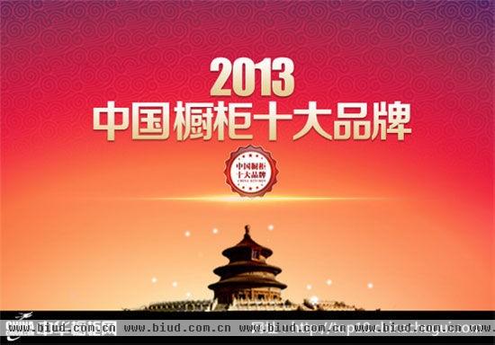 2013年“中国橱柜十大品牌”排名揭晓