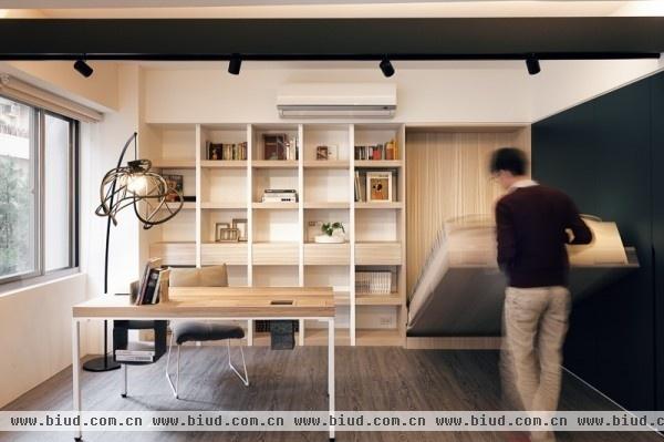 黑白简约的魅力 台湾智能现代化公寓（组图）