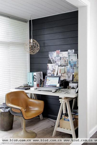 小户型工作区设计 书桌背景墙搭配设计