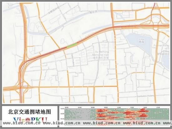 北京交通拥堵地图