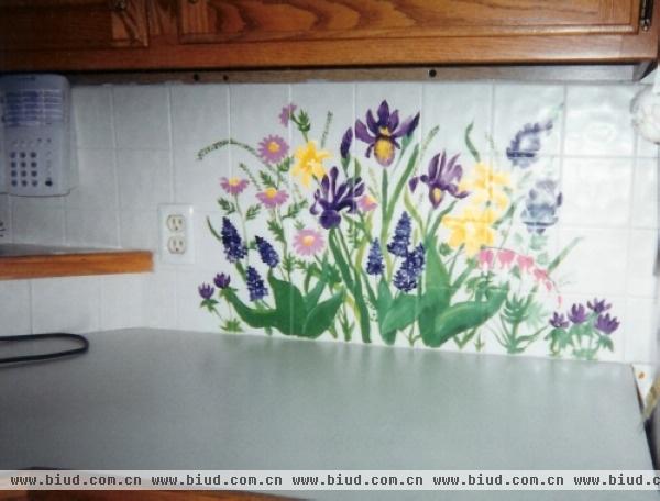 常保厨房靓丽 25个美丽的厨房防溅墙设计(图)