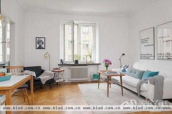 44平小户型 日式和北欧风格的混搭公寓