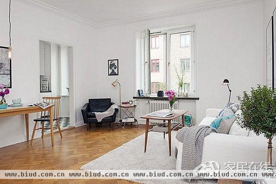 44平小户型 日式和北欧风格的混搭公寓