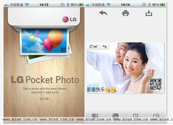 LG Pocket Photo免费APP编辑照片