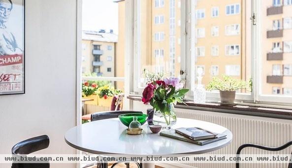 瑞典斯德哥尔摩41平米清幽小公寓设计(组图)