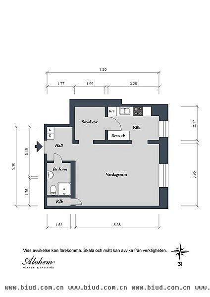 独居公寓如何装修 看44平单身女生的家