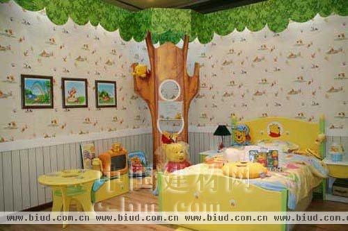 儿童卧室装修效果图 墙面壁纸挑选有门道