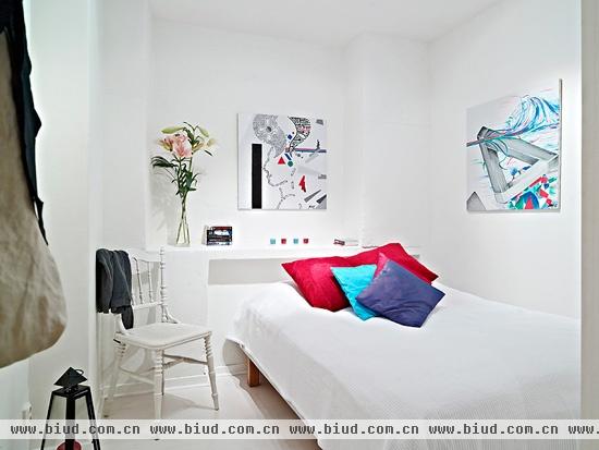 纯白色的28种北欧风的卧室设计图(组图)