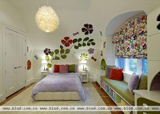 卧室的美和温馨 爱上一面墙的风景（组图）
