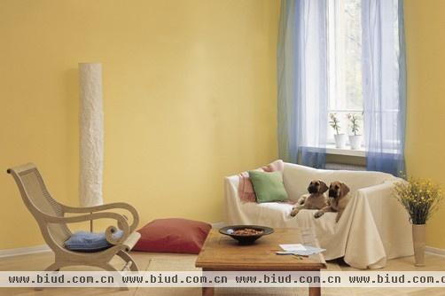 芬琳荷萌净味欧艺内墙漆温馨恬静的装修效果图——颜色饱满，光泽典雅。