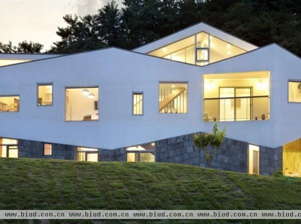 大家庭的选择 韩国忠北全景住宅设计(图)