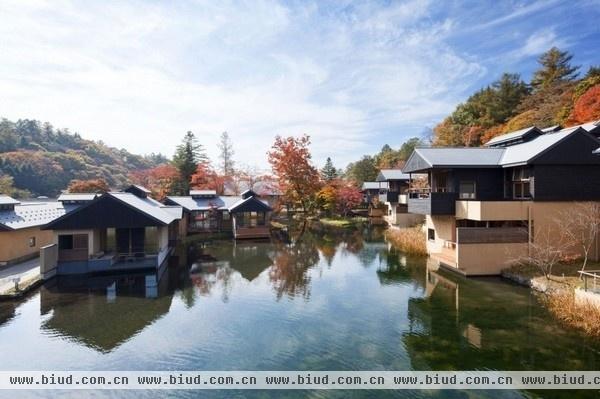 日本长野县禅意酒店 日式村落虹夕诺雅轻井泽