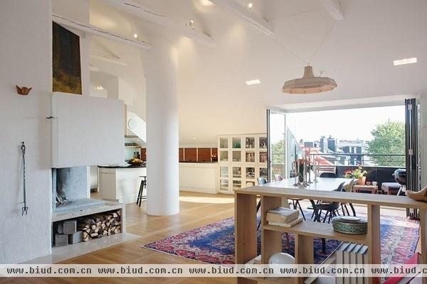 瑞典116平低收纳公寓 简洁自然惹人爱（图）