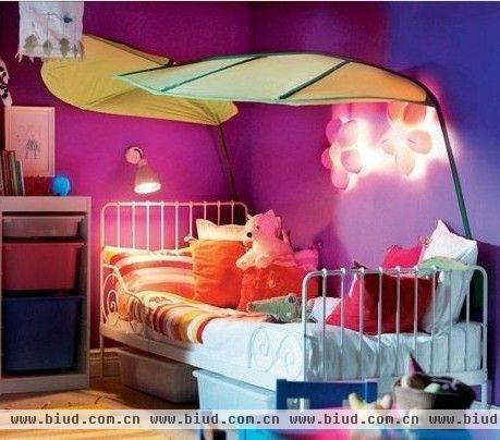 用新颖设计和光影来营造梦幻感儿童房