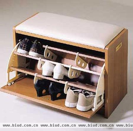 小鞋柜大世界 旋转鞋柜的优雅灵气