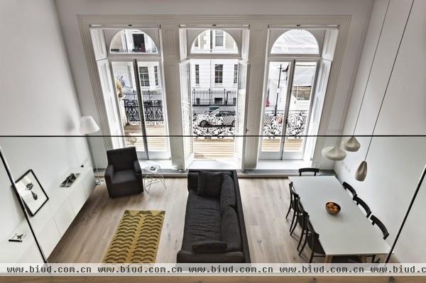 魅力与风华：VW+BS设计的典型伦敦公寓(组图)