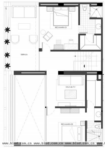 宽敞明亮软装家 法式浪漫住宅室内设计(组图)