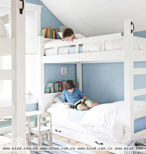 12图双人儿童房 高低床快乐成双（组图）