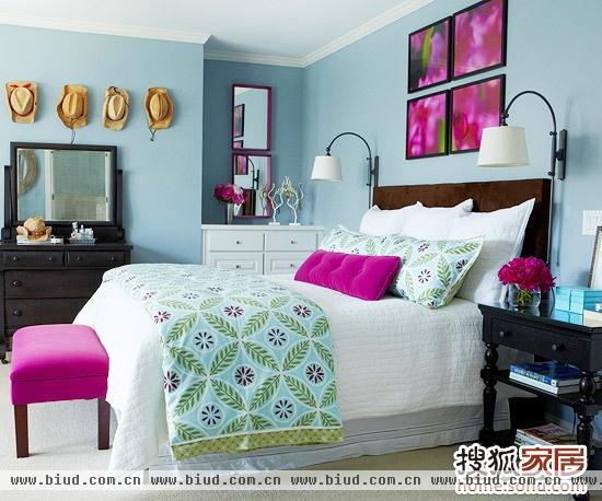 卧室配色参考 实用时尚家装案例（组图）