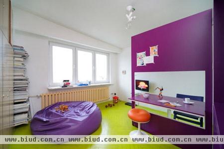 亮丽色调的儿童房 让孩子的世界变得丰富多彩