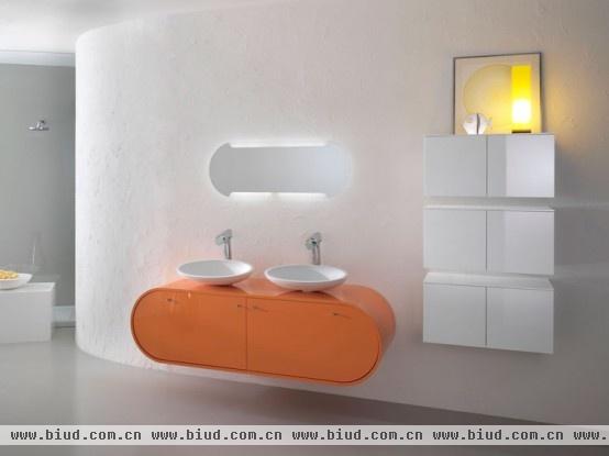 摩登流线型卫浴设计