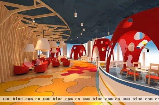 俱乐部的各个区域都设置有专门的儿童游乐区域及派对房，上海嘉庭俱乐部专注于对细节的把握