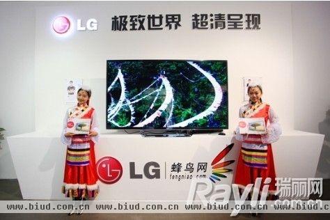 图：超大尺寸的LG 84″ULTRA HD超高清智能3D电视