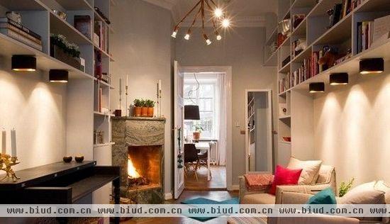 利用灯光打造的温馨 瑞典现代风格公寓